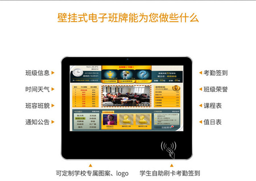 電壁掛式電子班牌能為您做些什么.jpg 電壁掛式電子班牌能為您做些什么.jpg